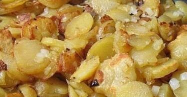 FRIED POTATOES AND ONIONS