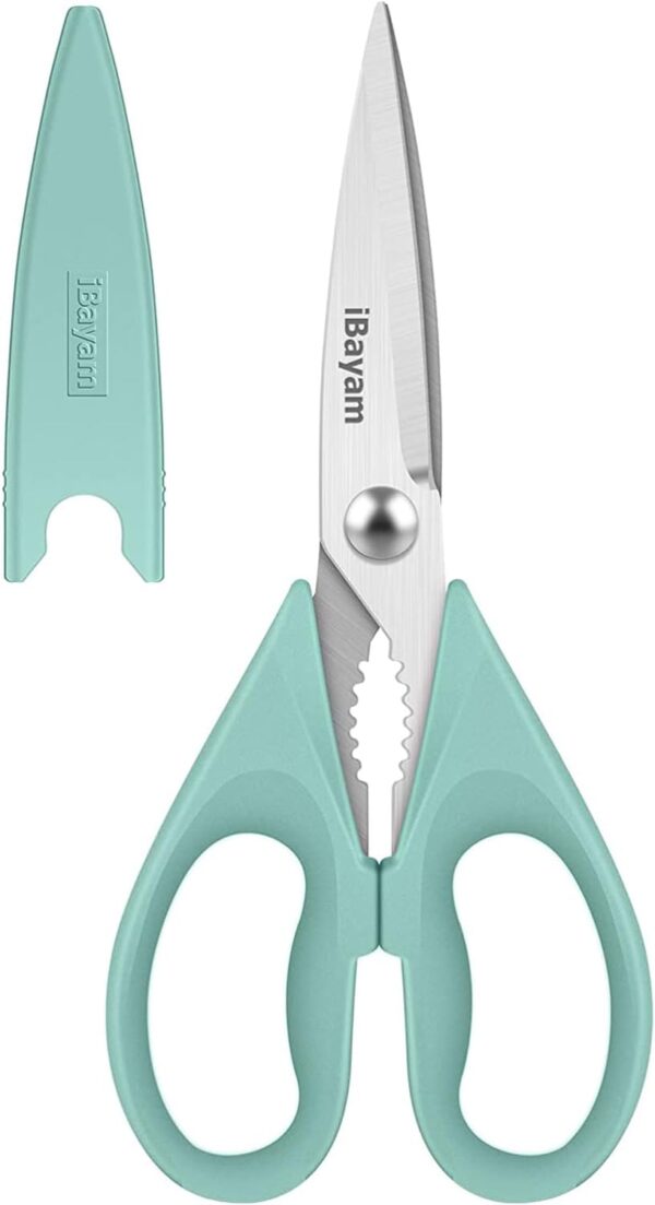 iBayam 1-Pack Kitchen Scissors All Purpose Kitchen Shears He...