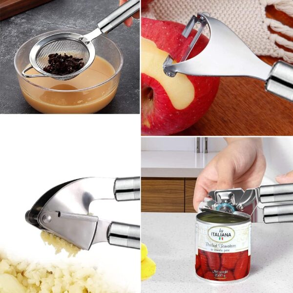 Kitchen Utensils Set- 35 PCs Cooking Utensils with Grater,To... - Image 8