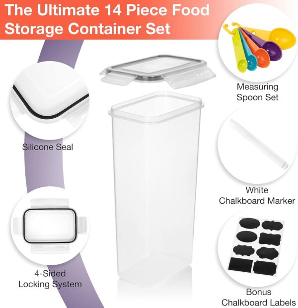 ClearSpace Airtight Food Storage Containers with Lids –14 Pa... - Image 3