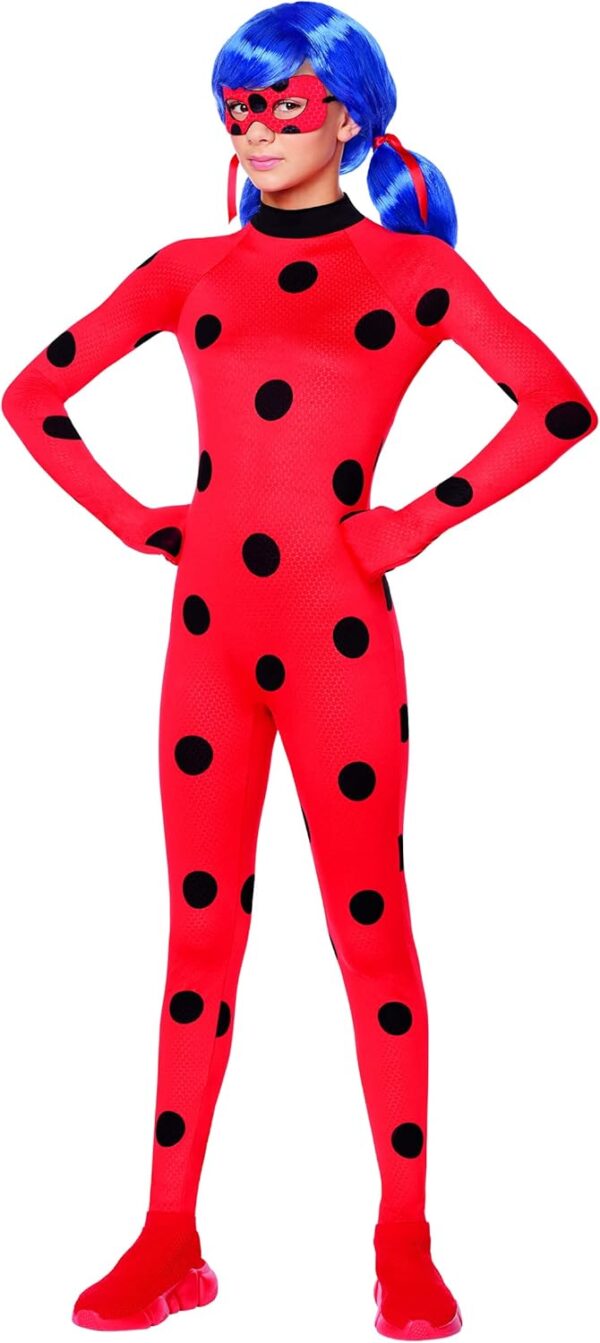 Spirit Halloween Miraculous Lady Bug Kids Jumpsuit Costume |...