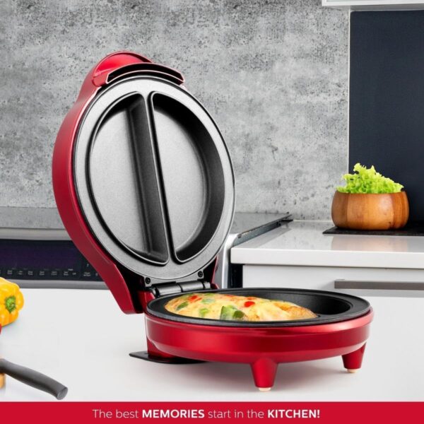 Holstein Housewares - Non-Stick Omelet & Frittata Maker, Met... - Image 6