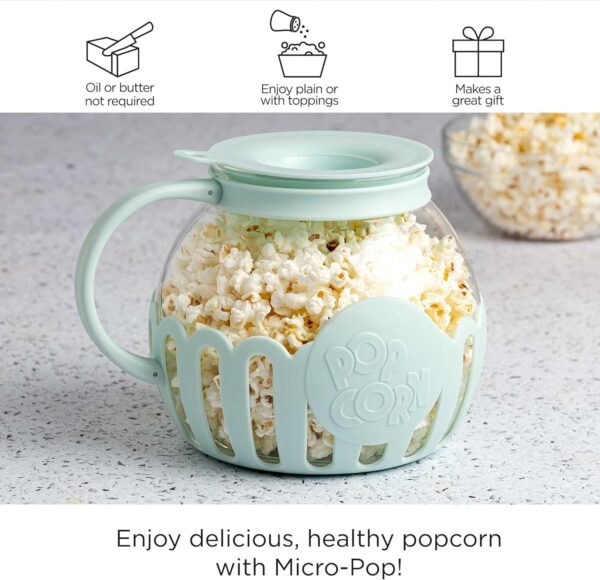 Ecolution Patented Micro-Pop Microwave Popcorn Popper with T... - Image 2