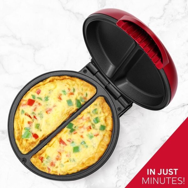 Holstein Housewares - Non-Stick Omelet & Frittata Maker, Met... - Image 2