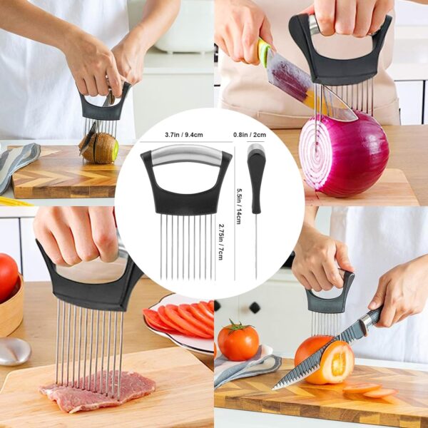 JAYVAR Onion Holder for Slicing, Lemon Slicer Onion Cutter f... - Image 5