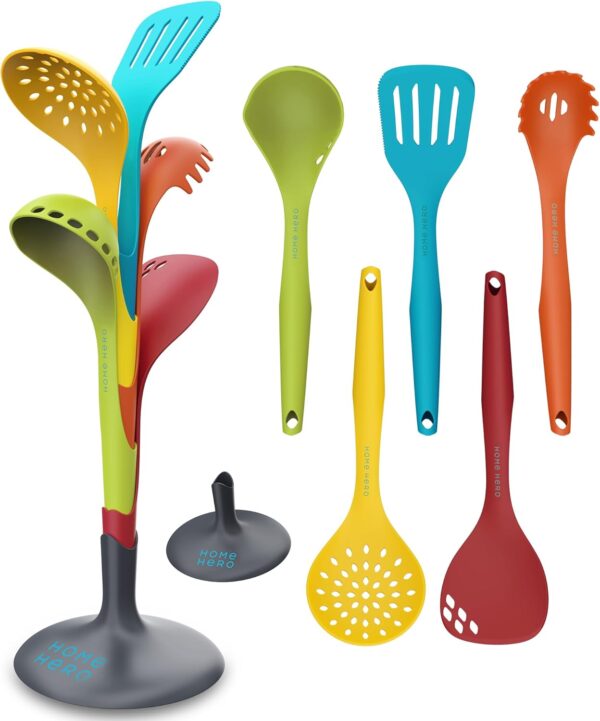 Home Hero 6 Pcs Kitchen Utensils Set - Nested Cooking Utensi...