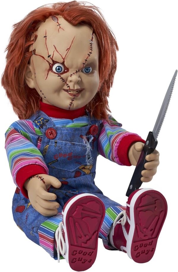 Spirit Halloween 2 Ft Talking Chucky Doll | Officially Licen... - Image 4