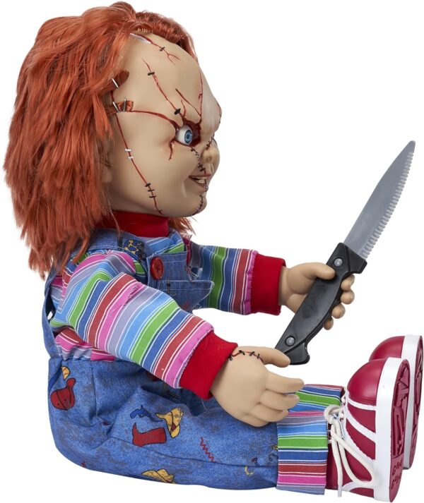 Spirit Halloween 2 Ft Talking Chucky Doll | Officially Licen... - Image 3