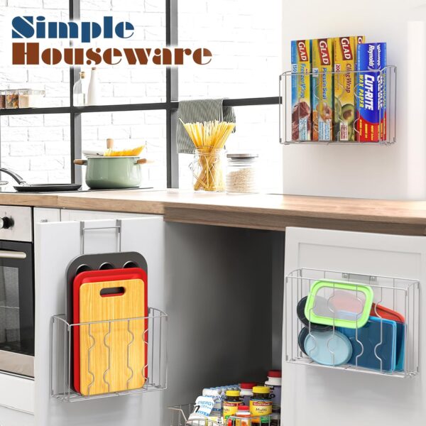 Simple Houseware Over the Cabinet Door Organizer Holder 12.4... - Image 7