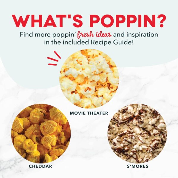 DASH Hot Air Popcorn Popper Maker with Measuring Cup to Port... - Image 6