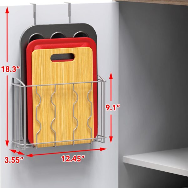 Simple Houseware Over the Cabinet Door Organizer Holder 12.4... - Image 3