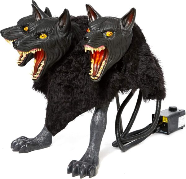 Spirit Halloween 2.5 Ft Cerberus Three Headed Dog Animatroni... - Image 3