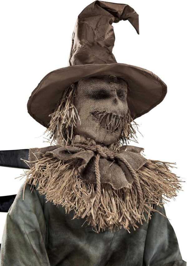 Spirit Halloween 4.5 Ft Scary Sitting Scarecrow Animatronic ... - Image 9