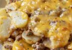 Cheesy Hamburger Potato Casserole