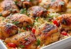 Italian Chicken Rice Casserole