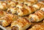 Sausage and Cream Cheese filled Baked Pastries