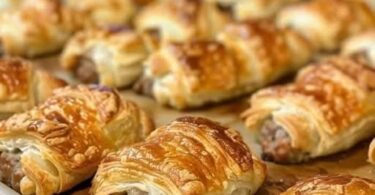 Sausage and Cream Cheese filled Baked Pastries